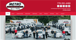 Desktop Screenshot of metrogaragedoorsinc.com