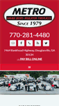 Mobile Screenshot of metrogaragedoorsinc.com